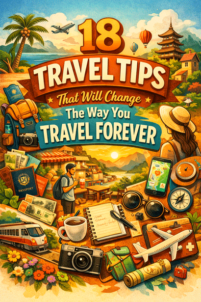 18 travel tips that will change the way you travel forever