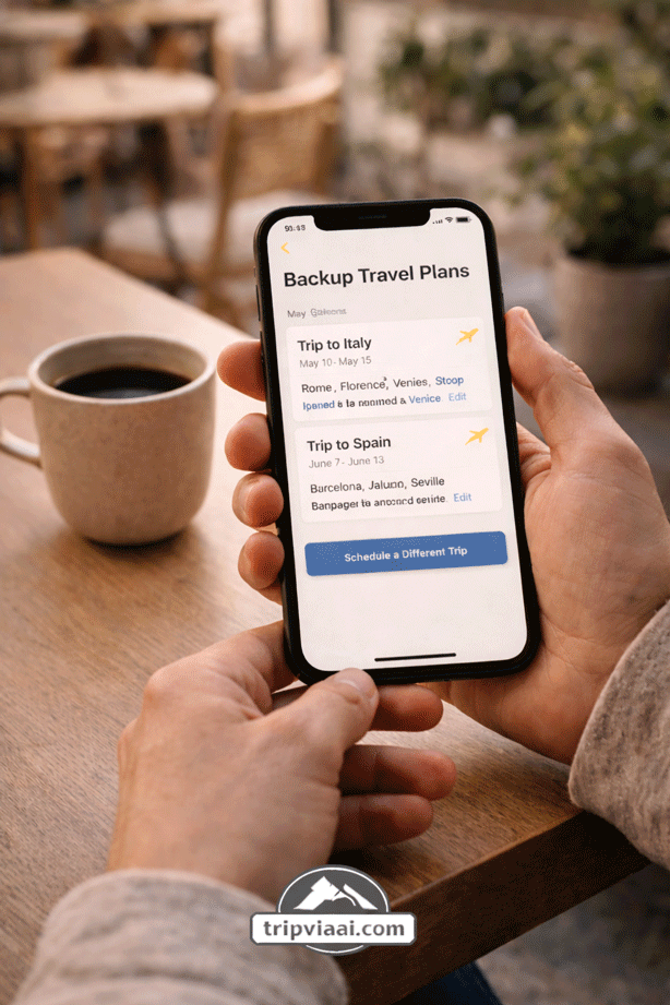 Backup Travel Planning