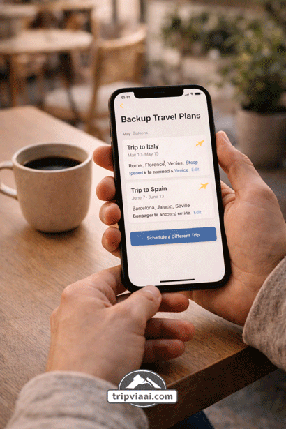 backup travel planning
