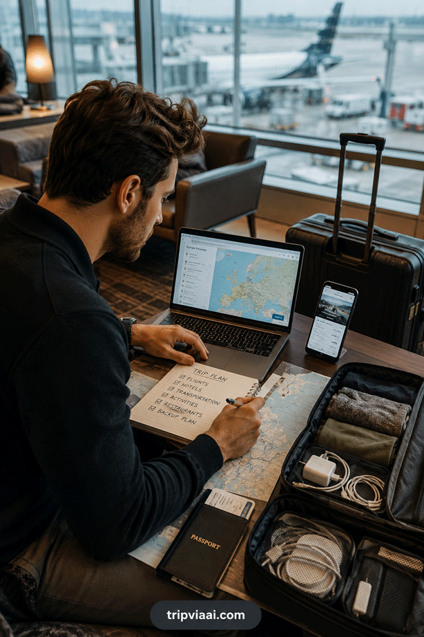 Experienced Traveler Planning Smarter Travel Systems