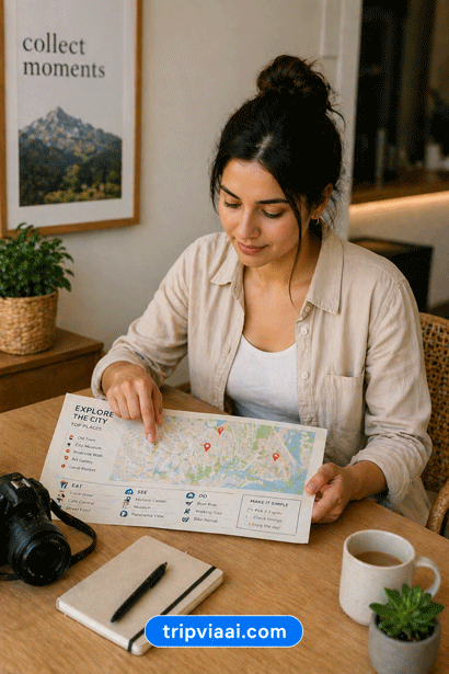 Exploring the city in calm comfort