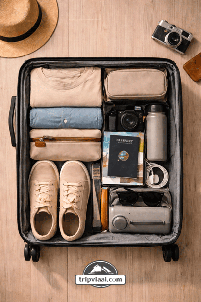 light travel packing