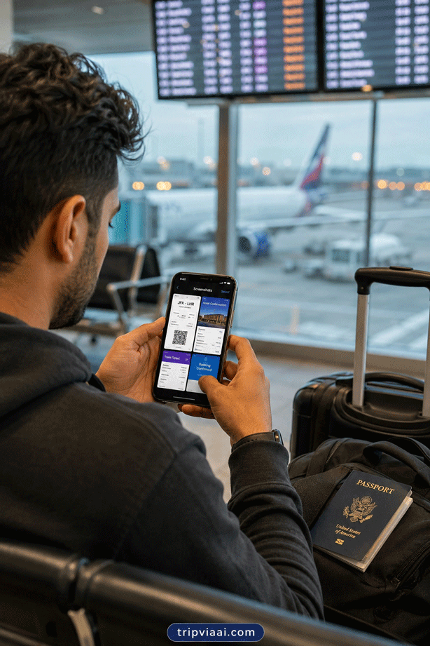 Offline Travel Backup Preparation