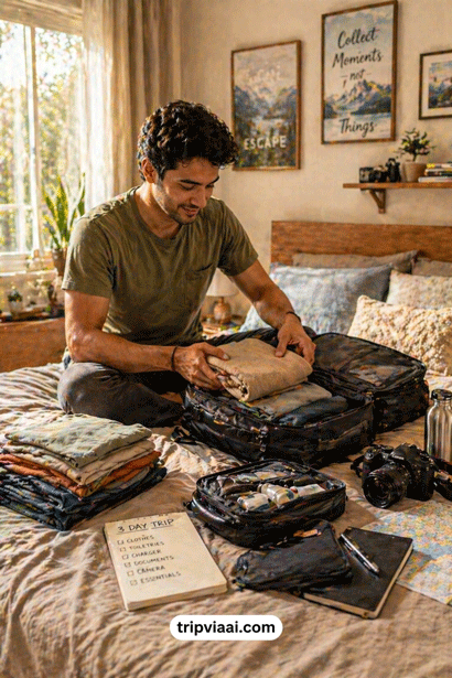 Pack for a 3 Day Trip Efficiently
