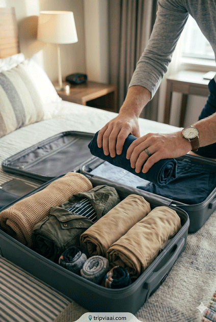 Rolling Clothes Technique