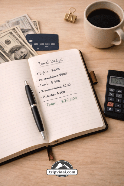 travel budget planning