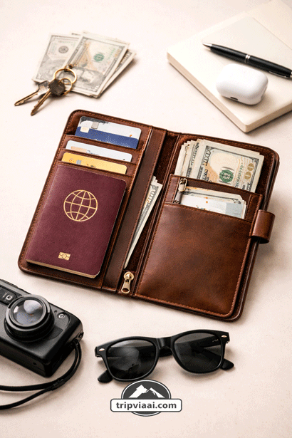 travel wallet setup