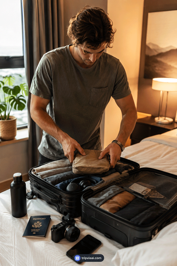 Smart International Travel Packing Setup
