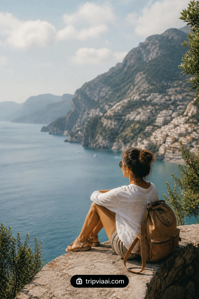 travel guide with a peaceful view