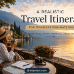 Realistic travel itinerary for travelers who hate rushing and prefer slow travel experiences