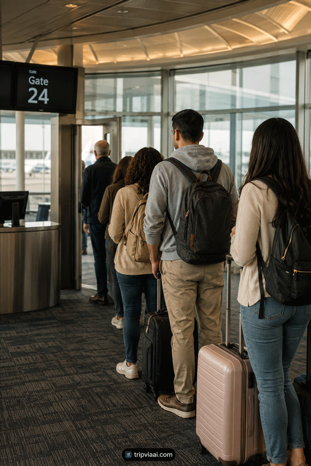 Airport Boarding Gate Experience