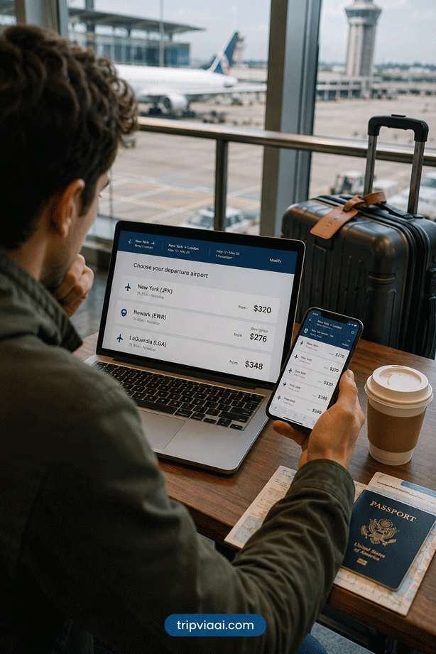 Compare Nearby Airports Before Booking