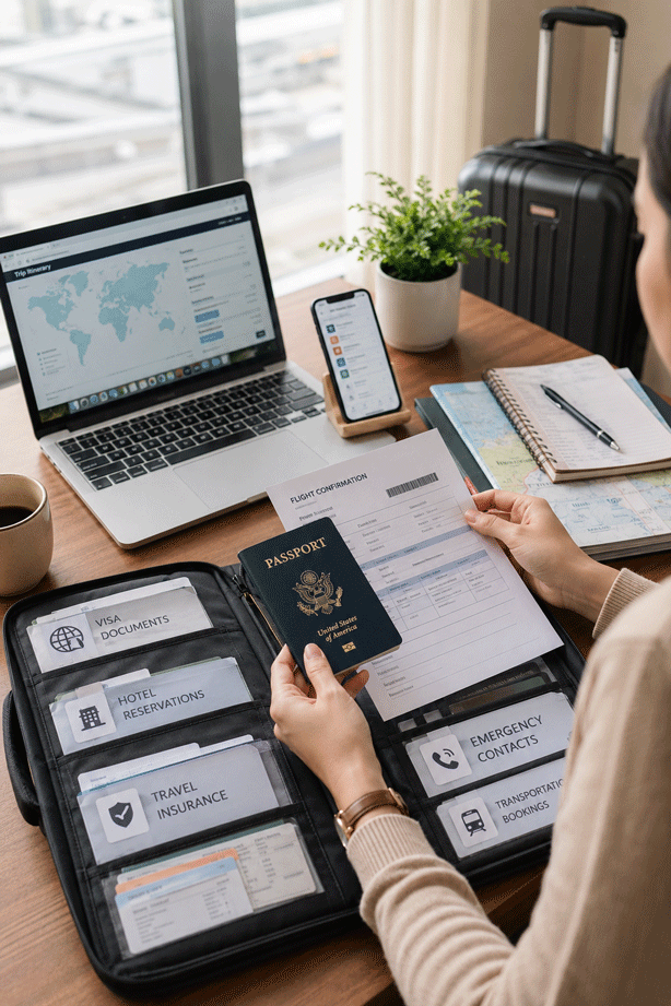 Organized Travel Documents For Stress-Free International Travel