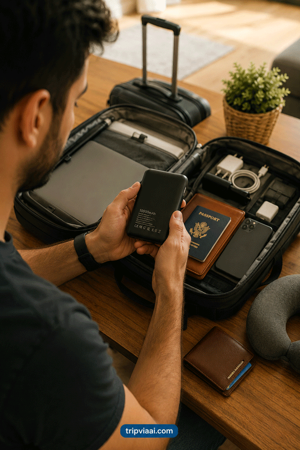 Checking Power Bank Capacity Before Air Travel