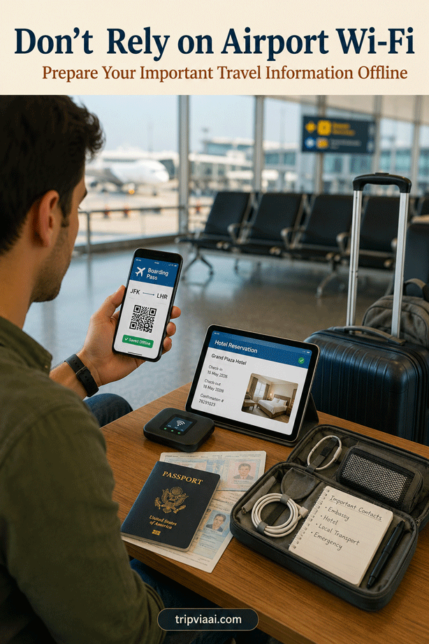 Don't Rely on Airport Wi-Fi