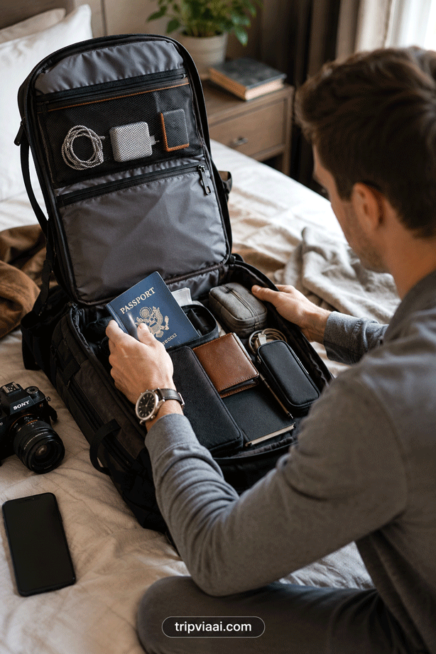 The Smart Way to Pack Travel Essentials Inside Your Backpack