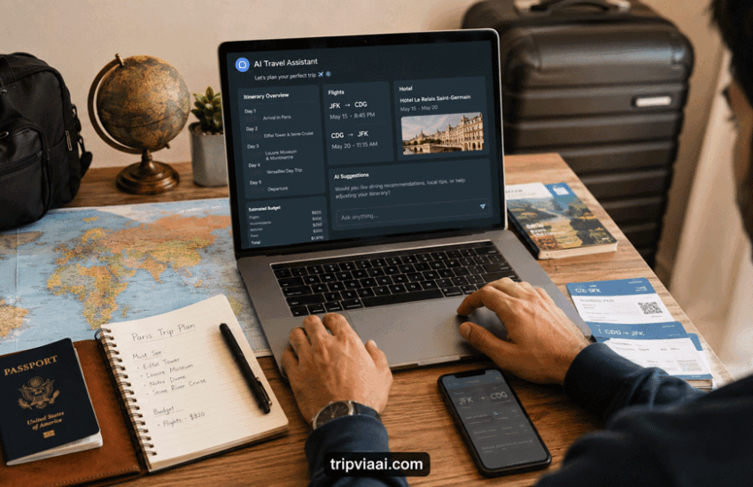 How to use AI to plan a trip from start to finish with an AI travel planning assistant