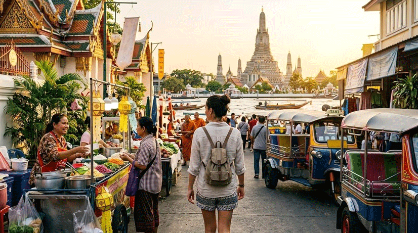 Bangkok Tuk Tuk and Temple Street