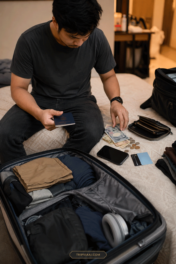 Japan Trip Packing Essentials What to Prepare the Night Before