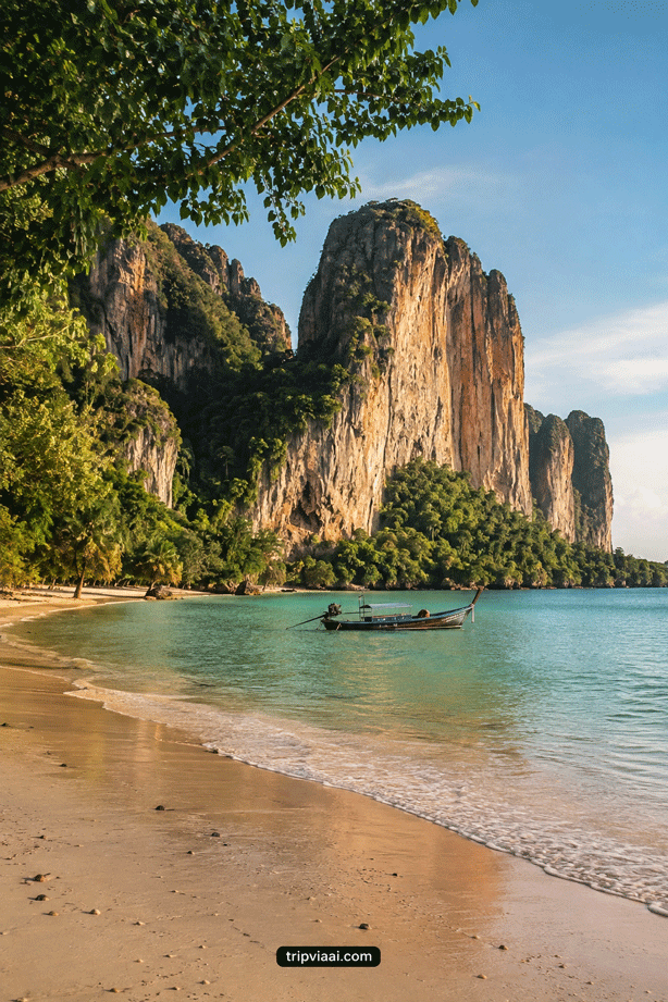 Krabi, Thailand Dramatic Cliffs, Turquoise Waters & Tropical Beaches