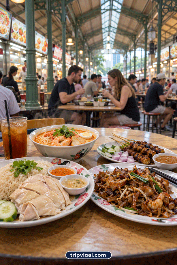 Singapore Hawker Centre Food Experience