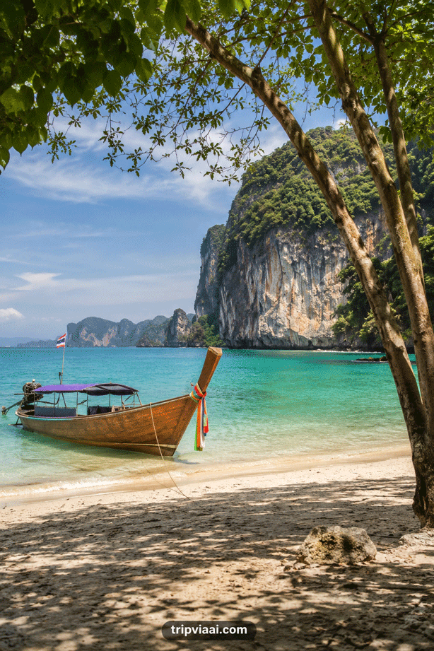 Thailand Coastal Escape Tropical Beaches, Turquoise Waters & Long-Tail Boats